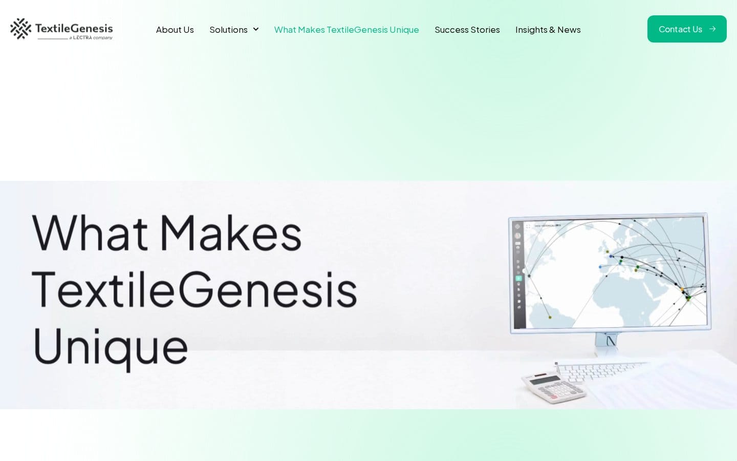 Screenshot of TextileGenesis's pricing page