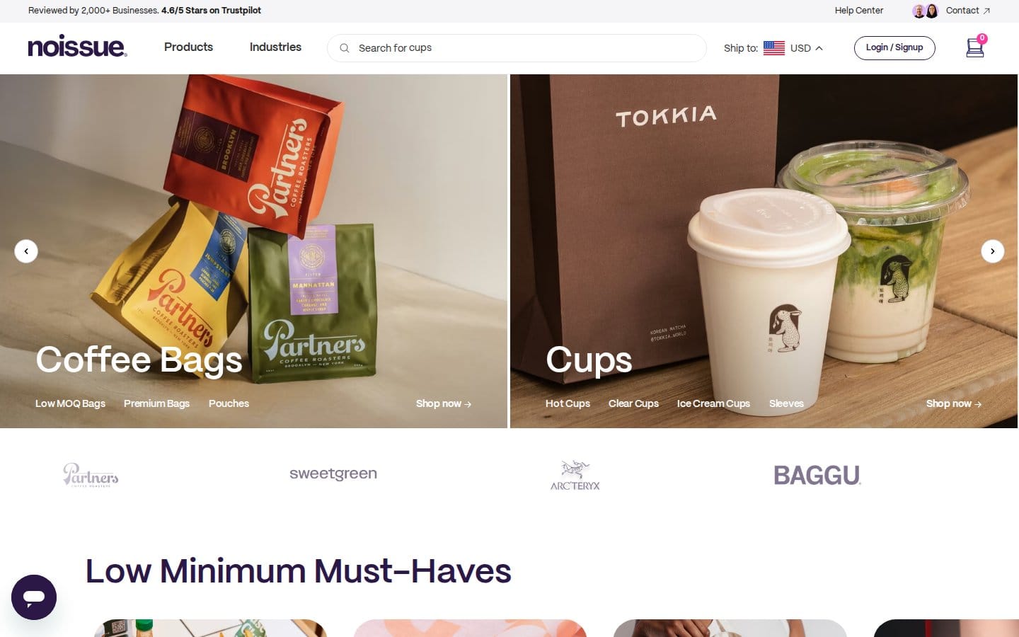 Screenshot of noissue's pricing page
