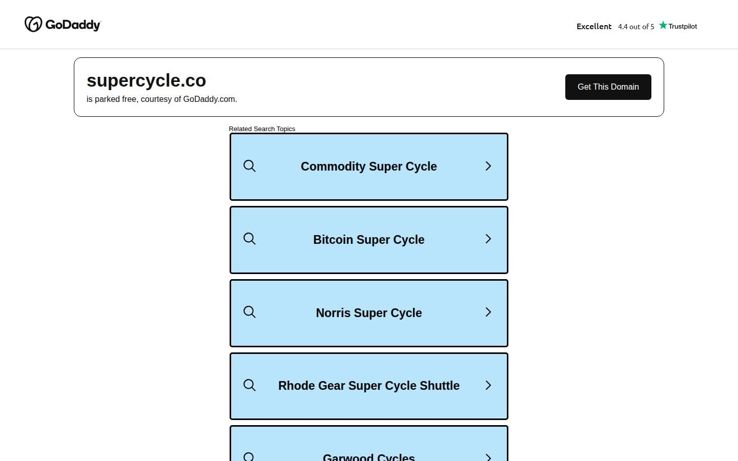 Screenshot of Supercycle's pricing page