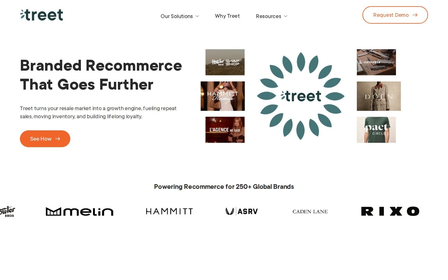 Screenshot of Treet's pricing page