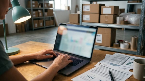 Step-by-step guide showing Amazon payout data being synced into a Google Sheets spreadsheet with settlement reports and order